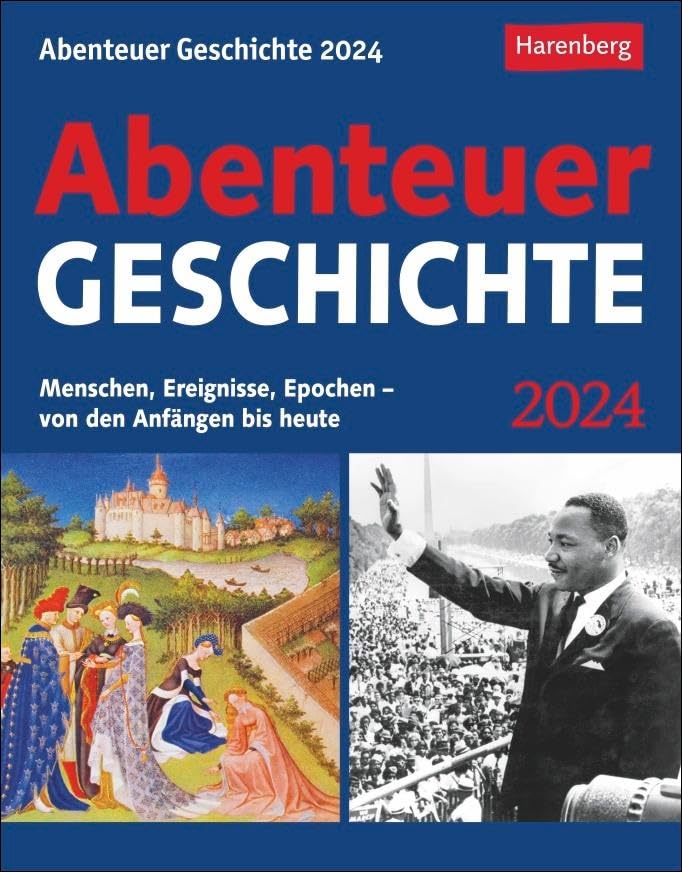 Abenteuer Geschichte Tagesabreißkalender 2024.... - Amazon Allemagne à 5.23€
