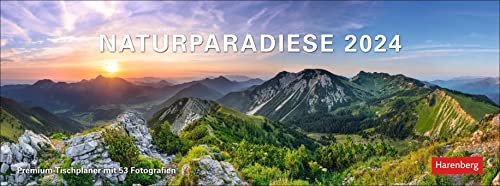 Naturparadiese Premium-Tischplaner 2024. Tischkalender 2024... - Fournitures Bureau en promo à 5.38€