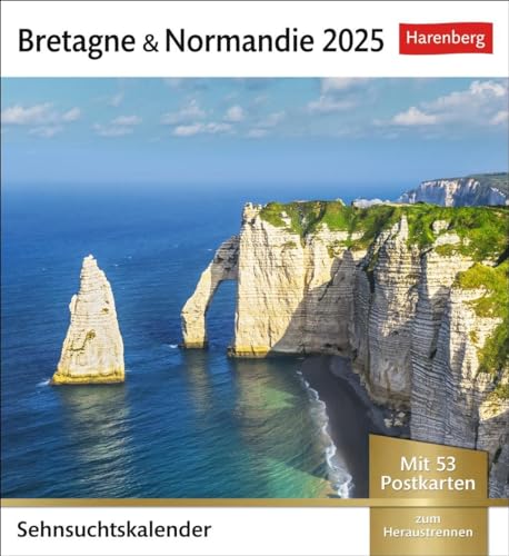 Bretagne & Normandie Sehnsuchtskalender 2025... - Bon plan à 3.51€