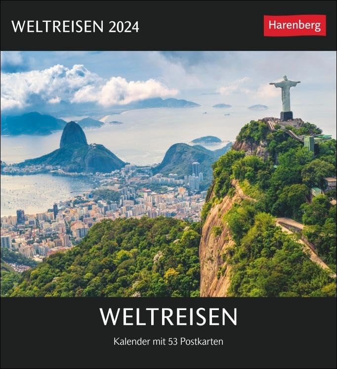 Weltreisen Postkartenkalender 2024. Jede Woche ein neues... - Fournitures Bureau Amazon Allemagne à 5.55€