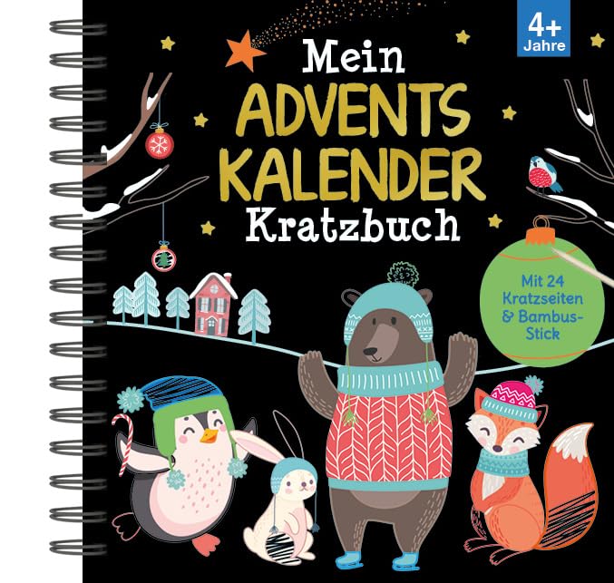 Mein Adventskalender-Kratzbuch: Mit 24 Kratzseiten &... - Amazon Espagne à 2.29€