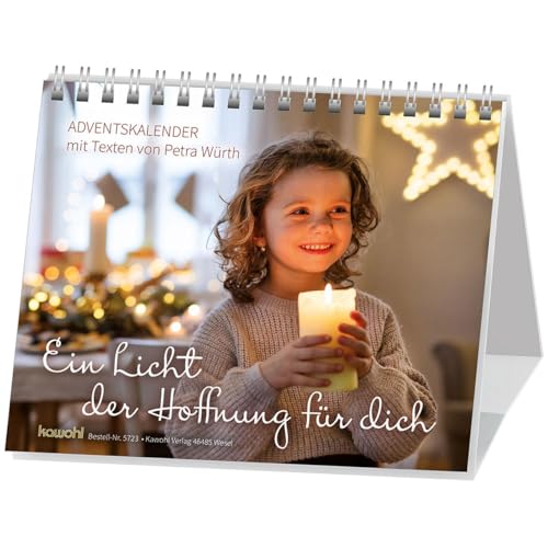 Ein Licht der Hoffnung für dich: Advents-Aufstell-Kalender - Bon plan à 4.95€