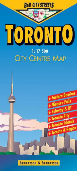 Toronto and Ontario: City Centre Map (City Streets S.) - Bon plan à 7.37€