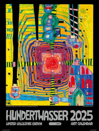 Großer Hundertwasser Art Calendar 2025: Limited Collectors... - Animalerie Amazon Allemagne à 21.00€