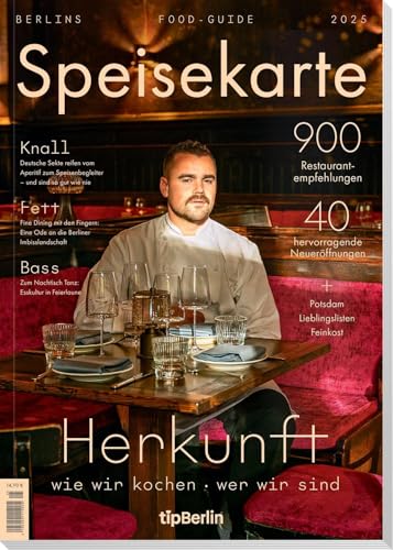 tipBerlin Speisekarte 2025: Berlins Food-Guide - Livres & eBooks Amazon Allemagne à 7.00€