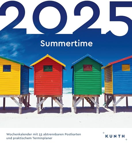 Summertime - KUNTH Postkartenkalender 2025: Hochwertiger... - Amazon Italie à 15.29€