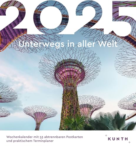Unterwegs in aller Welt - KUNTH Postkartenkalender 2025:... - Amazon Allemagne à 6.19€