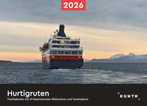 Hurtigruten - KUNTH Tischkalender 2026: Wochenkalender mit... - Amazon Germany à 6.38€
