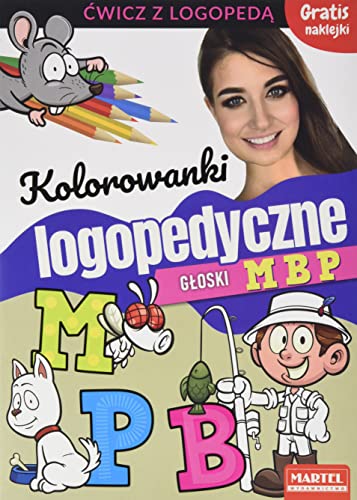 Kolorowanki logopedyczne Głoski M B P z naklejkami - Sports & Fitness Amazon Allemagne à 1.72€