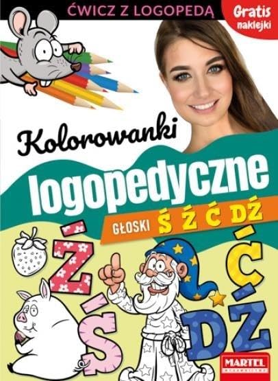 Kolorowanki logopedyczne Głoski Ś Ź Ć Dź z naklejkami - Sports & Fitness en promo à 0.94€
