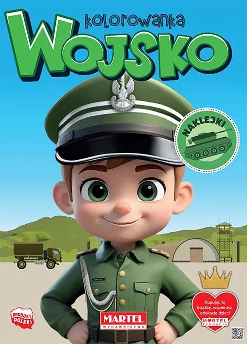 Kolorowanka Wojsko z naklejkami - Deal du jour à 1.70€