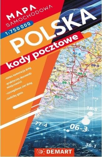 Mapa samochodowa Polski. Kody pocztowe. - Sports & Fitness en promo à 2.61€