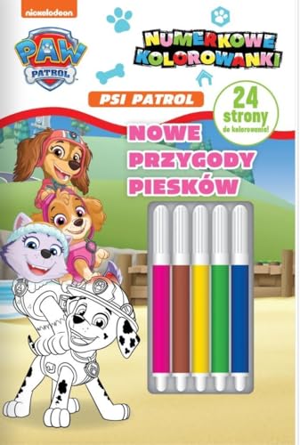 Psi Patrol Numerkowe kolorowanki Nowe przygody piesków - Jouets & Jeux Amazon Royaume-Uni à 1.22€