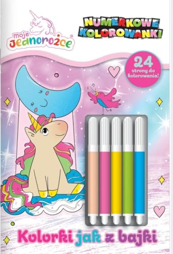 Moje Jednorożce Numerkowe kolorowanki Kolorki jak z bajki - Loisirs Créatifs Amazon Royaume-Uni à 1.22€