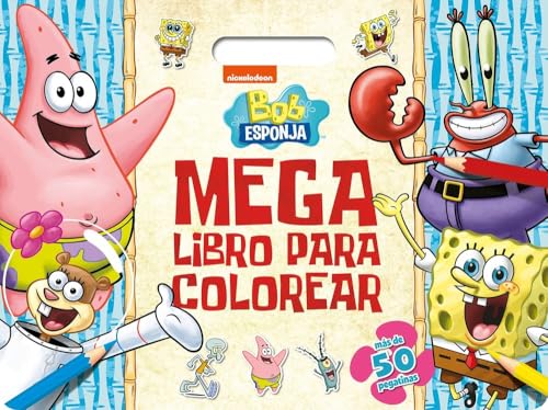 Bob Esponja. Megalibro para colorear: Con pegatinas - Jouets & Jeux Amazon Allemagne à 9.99€
