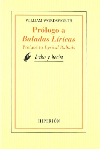 Prólogo a "Baladas líricas" = (Preface to "Lyrical... - Sports & Fitness Amazon Italie à 61.38€