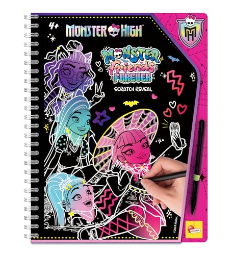 LISCIANI - MONSTER HIGH - Carnet de Dessins à Gratter... - Jouets & Jeux en promo à 4.70€