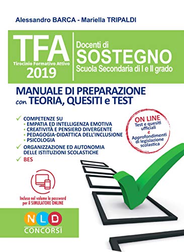 TFA. Docenti di sostegno scuola secondaria di I e II grado.... - Amazon Italie à 4.70€