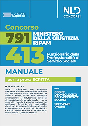 Concorso 791 Ministero della Giustizia RIPAM. 413... - Books & eBooks Amazon Italy à 6.02€