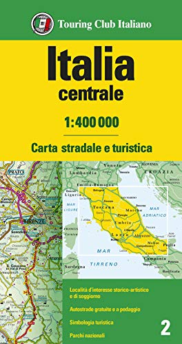 Italy Central (2) (Carte d'Italia 1:400.000, Band 2) - Auto & Moto Amazon Allemagne à 9.10€