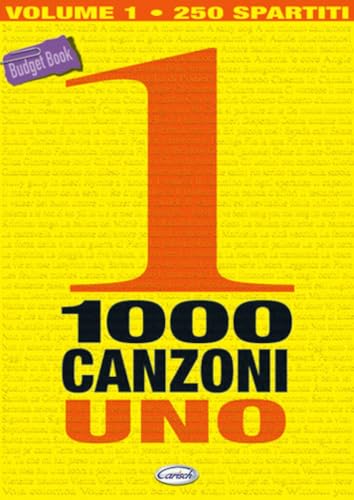 CARISCH 1000 CANZONI VOLUME 1 - PAROLES ET ACCORDS Sheet... - Amazon Royaume-Uni à 23.99€