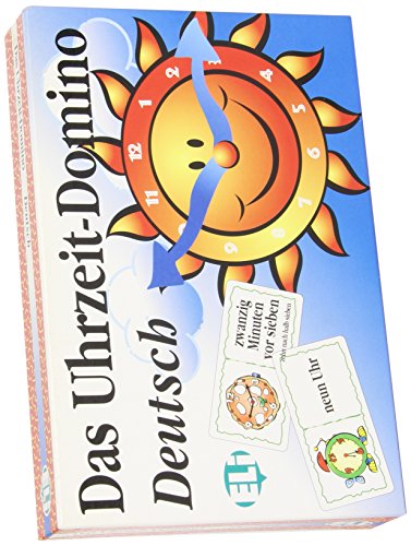 ELI ALEMAN Das Uhrzeit-Domino - Jouets & Jeux Amazon Allemagne à 21.23€