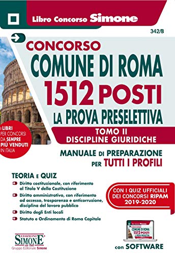 Concorso Comune di Roma. 1512 posti. Prova preselettiva.... - DIY & Tools Amazon Italy à 4.24€