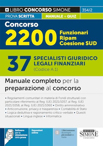 Concorso 2200 Funzionari RIPAM Coesione SUD – 37... - Maison & Cuisine en promo à 13.46€