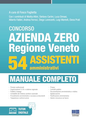 Concorso Azienda Zero Regione Veneto - 54 Assistenti... - Sports & Fitness Amazon Allemagne à 18.26€