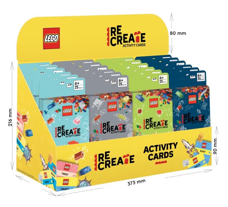 Lego ReCreate Activity Cards Display (gevuld) Z25 - Toys & Games Amazon Spain à 105.66€