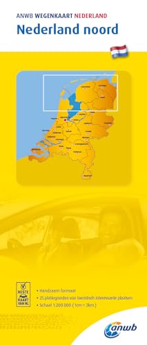 Wegenkaart Nederland noord: 1:200000 - Amazon Allemagne à 3.93€