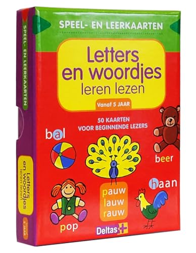 Speel- en leerkaarten - Letters en woordjes leren lezen (+5... - Amazon Italie à 6.45€
