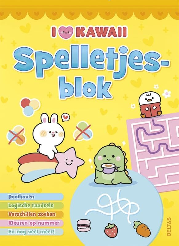 I love Kawaii Spelletjesblok - Bon plan à 5.10€