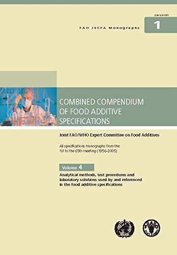 Compendium of food additive specifications (FAO JECFA... - Animalerie Amazon Royaume-Uni à 8.28€