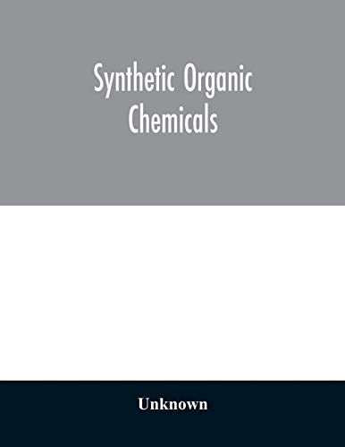 Synthetic organic chemicals - Nouvelle promo Amazon à 17.95€