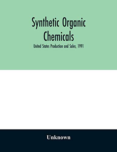Synthetic organic chemicals; United States Production and... - Amazon Spain à 17.70€