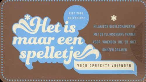 Het is maar EEN spelletje - Voor oprechte vrienden:... - Amazon Espagne à 10.62€