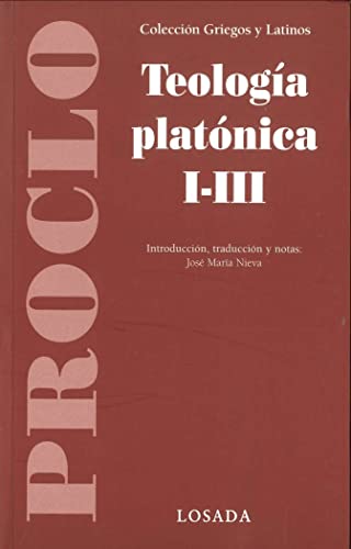 TEOLOGÍA PLATÓNICA I-III - Amazon Germany à 10.32€