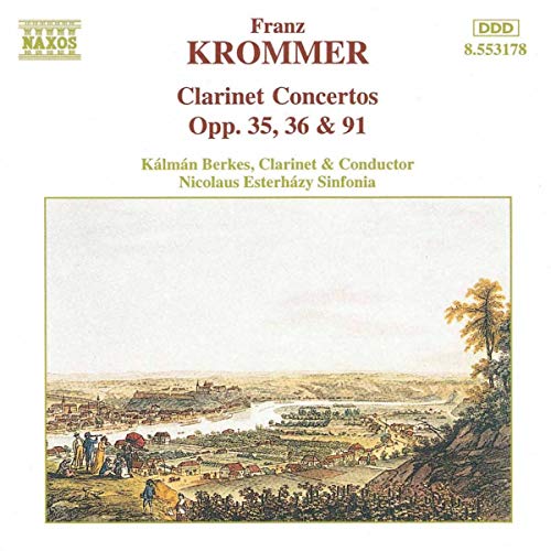 Krommer Klarinettenkonzerte Op. 35, 36 und 91 - Amazon Allemagne à 6.99€