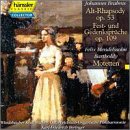 Alto Rhapsody / Fest-Und Gedenkspruche / Motetten - Musique & Instruments Amazon Allemagne à 7.90€