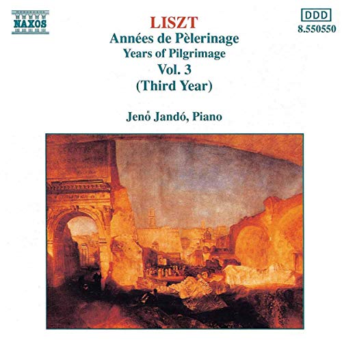 Liszt : Années de pélerinage, Vol.3 - Musique & Instruments Amazon France à 7.90€