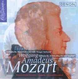 Sinfonie Nr. 38 "Prager" / Sinfonie Nr. 41 "Jupiter" - Amazon Allemagne à 45.67€