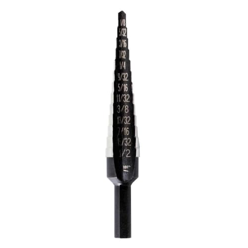 IRWIN Step Drill Bit, 1/8-Inch to 1/2-Inch Step, 1/4-Inch... - Home & Kitchen Amazon UK à 17.73€