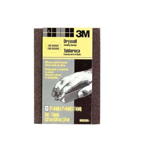 3M 9093DCNA Small Area Drywall Sanding Sponge, 3.75 in by... - Maison & Cuisine en promo à 4.60€