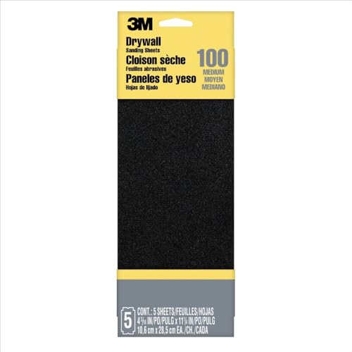 3M 9092DCNA Drywall Sanding Sheets, 4.1875 in x 11 1/4 in... - Home & Kitchen Amazon UK à 3.65€