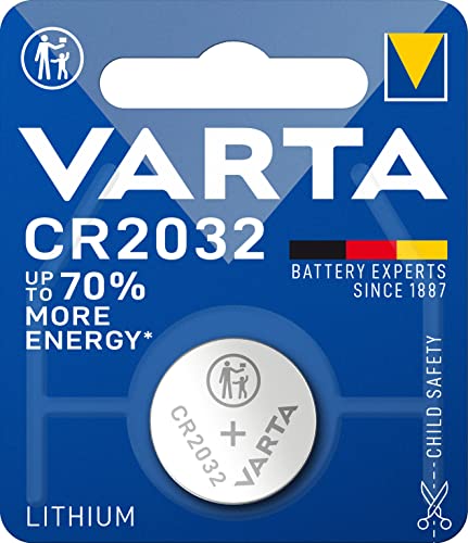 Varta CR2032 - Pila de botón de litio de 3 V, 1 unidad... - High-Tech & Électronique Amazon Espagne à 1.49€