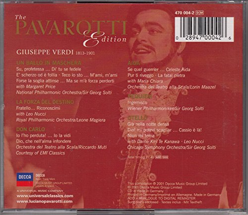 Pavarotti-ed.4:Verdi 2 - Musique & Instruments en promo à 2.26€