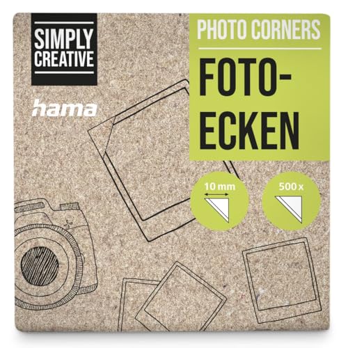 Hama Fotoecken (1000 Stück, selbstklebend, geeignet für... - Maison & Cuisine en promo à 4.92€