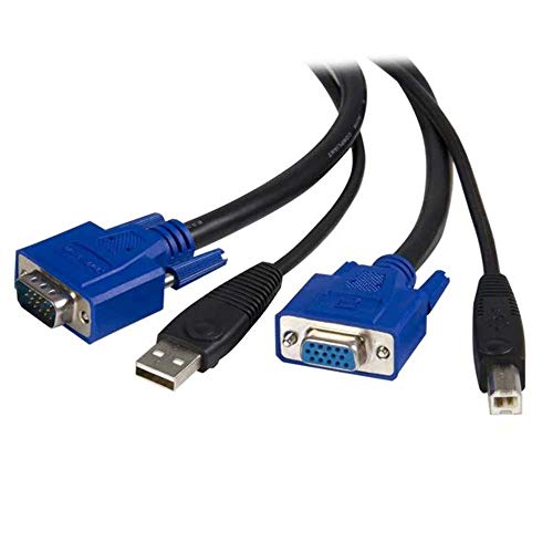 Startec SVUSB2N1_6 6ft 2in1 USB KVM Cable - High-Tech & Électronique en promo à 8.48€