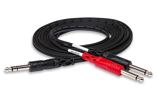 Hosa STP-203 Insertkabel, 6.35 mm TRS auf Dual 6,35 mm TS... - Amazon Allemagne à 8.10€